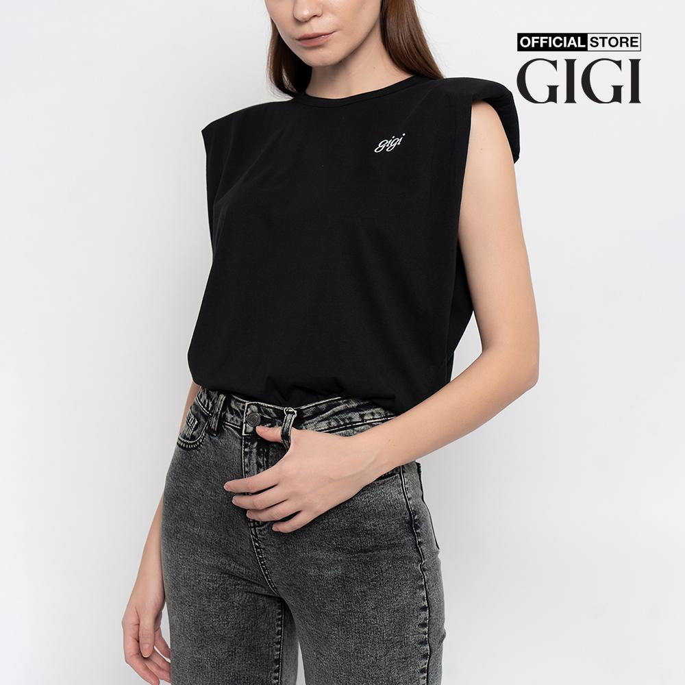 GIGI - Áo thun nữ cổ tròn độn vai thanh lịch G1203T212246