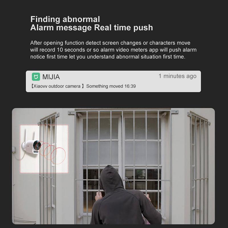 Máy ảnh ngoài trời Xiaomi Mijia AW300 1296P Máy ảnh bảo mật 2K Waterproo
