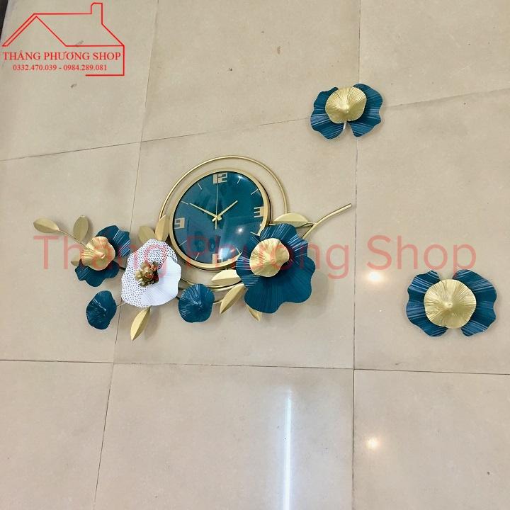 Đồng Hồ Treo Tường Cành Hoa TP-077G
