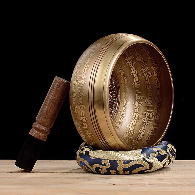 Chuông xoay tỉnh thức - Nepal Singing Bowl (mẫu Omani 1)