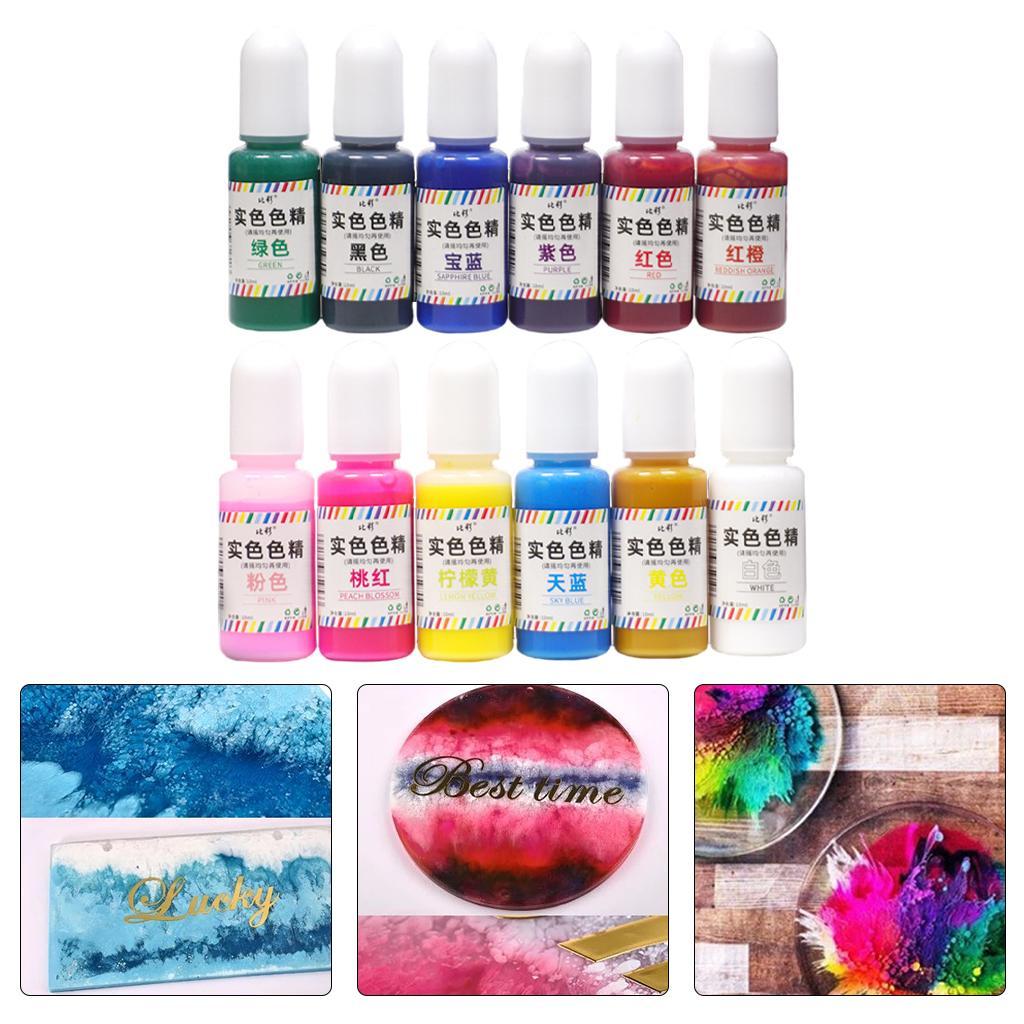Set 12 Bottles Concentrated for Epoxy Resin   Art