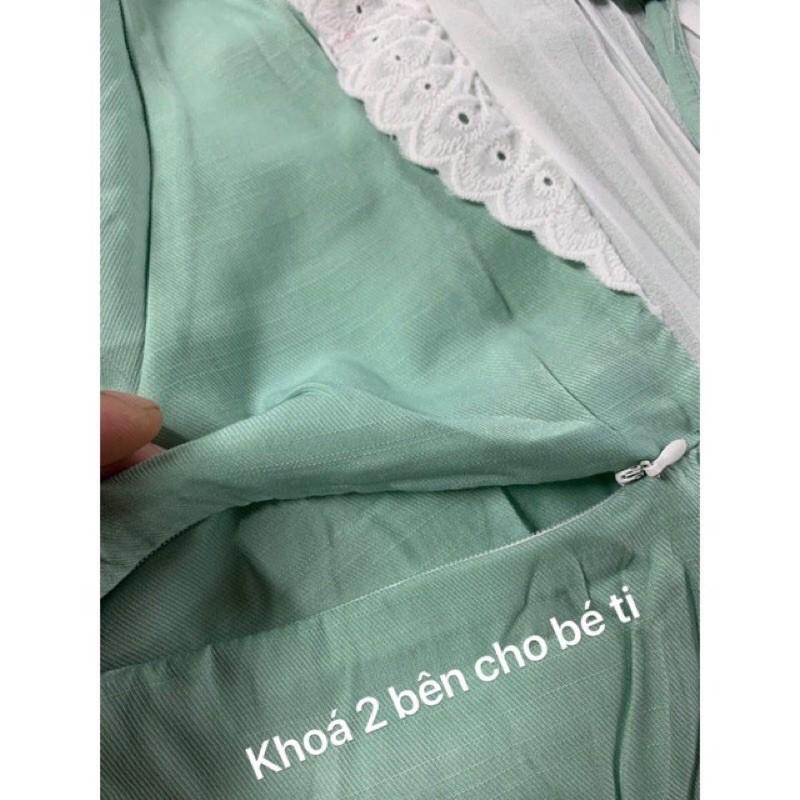 Bộ đồ mặc bầu và sau sinh cho con bú có khóa ngực