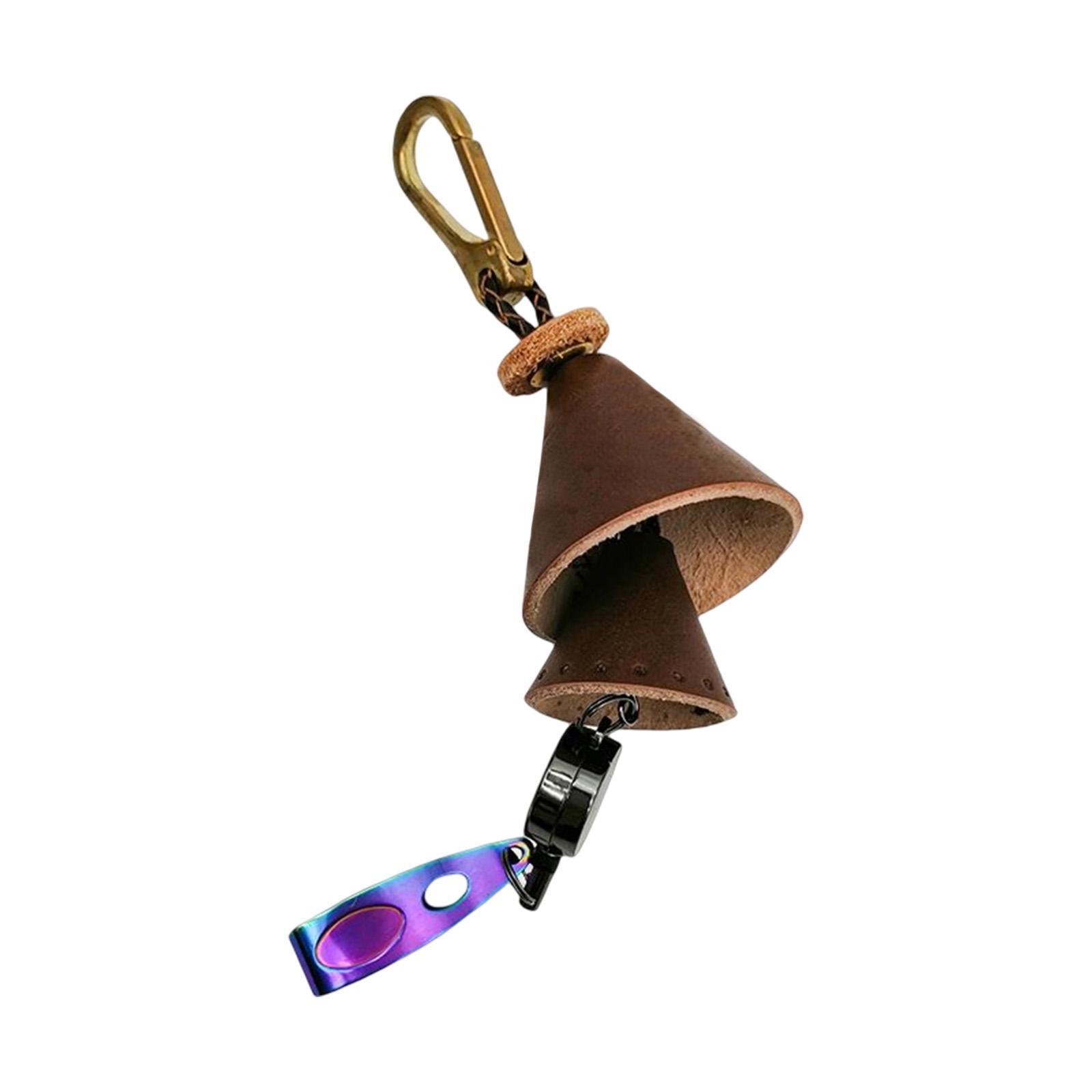 Lure Sequin Bell Bag with Buckle Supplies Outdoor with Hook Hole Hanger