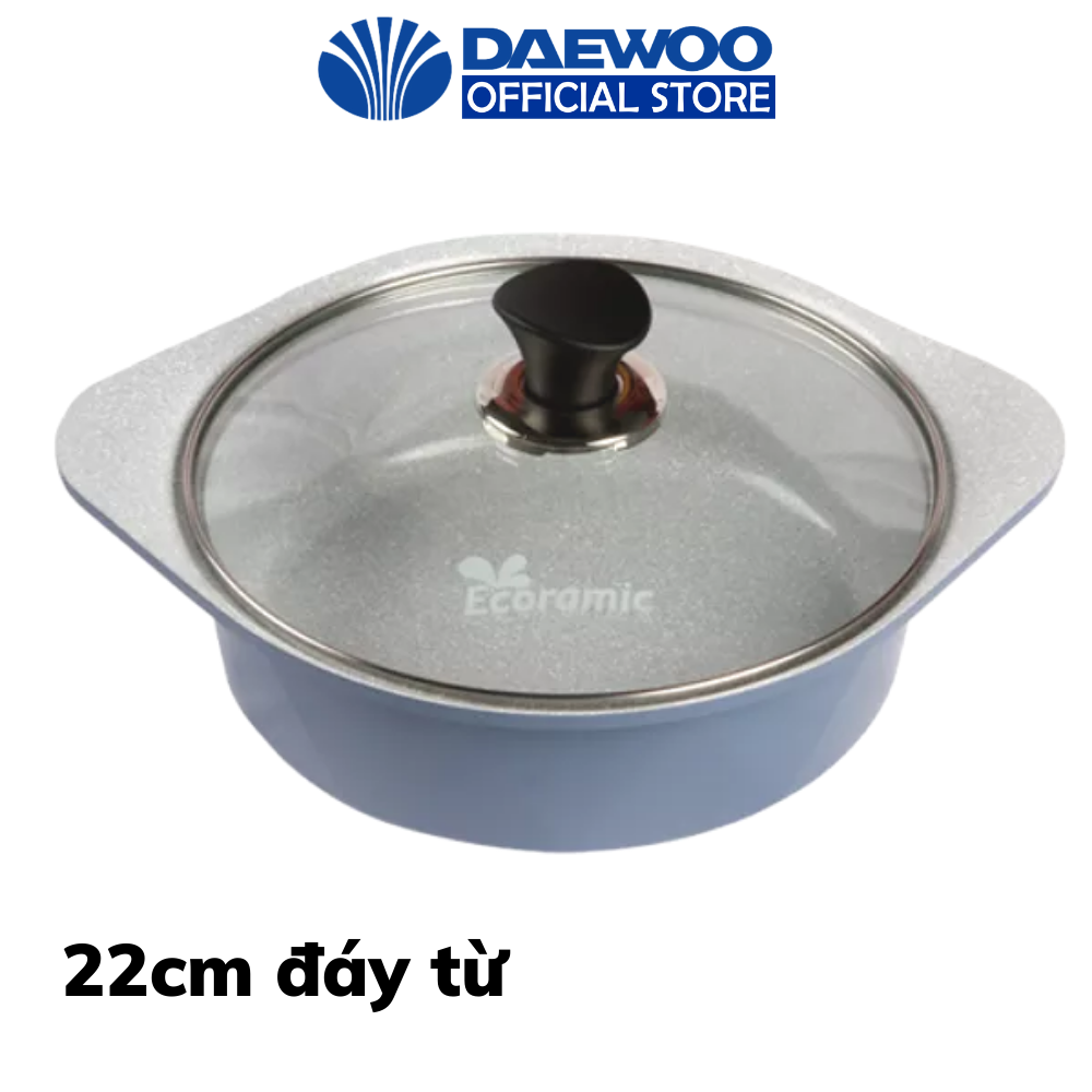 Nồi đá Ecoramic đáy từ 22cm ECSRIH-22