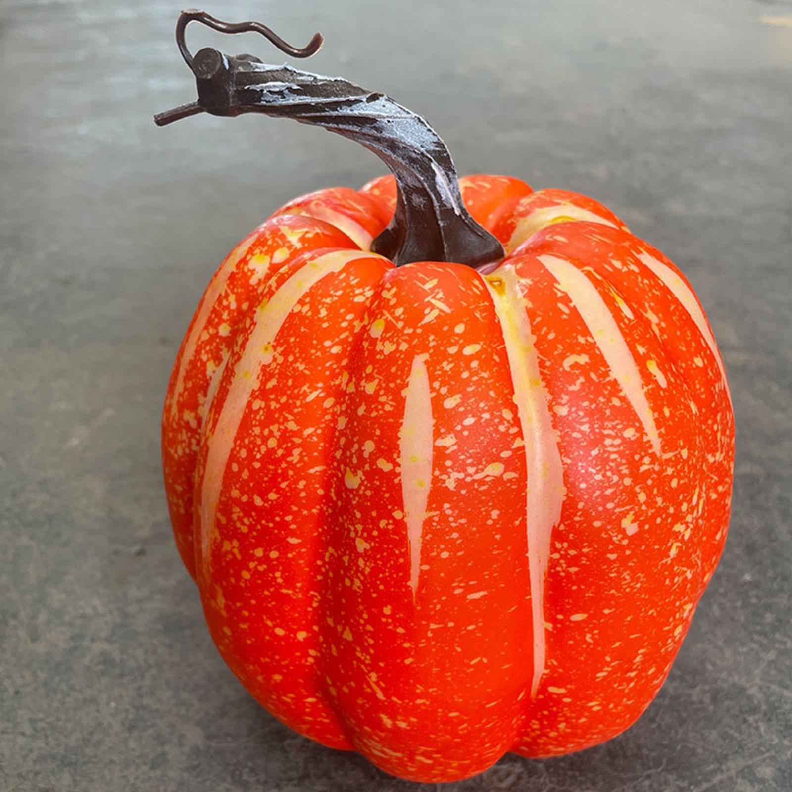 Artificial Pumpkin Foam Pumpkin for Mantel Thanksgiving Tabletop Centerpiece