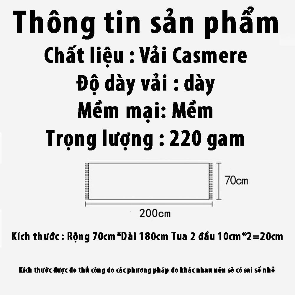 Khăn Quàng Cổ TUXA nam nữ - Khăn Choàng Cổ Cashmere Ấm Áp Phong Cách thời trang giữ nhiệt chống lạnh mùa đông