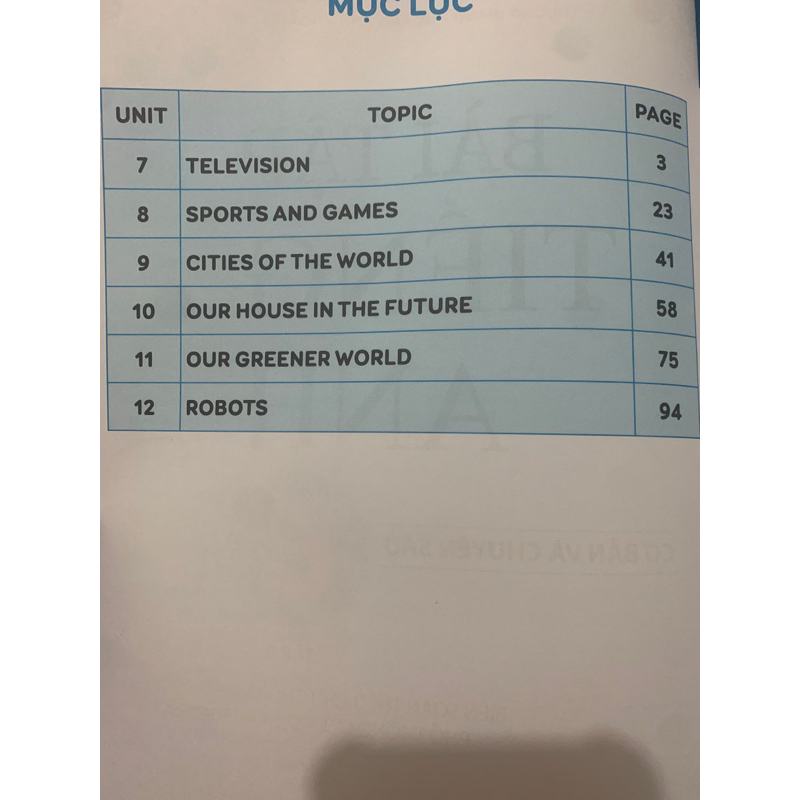 Bài Tập Tiếng Anh Cơ Bản Và Chuyên Sâu 6 Tập 2