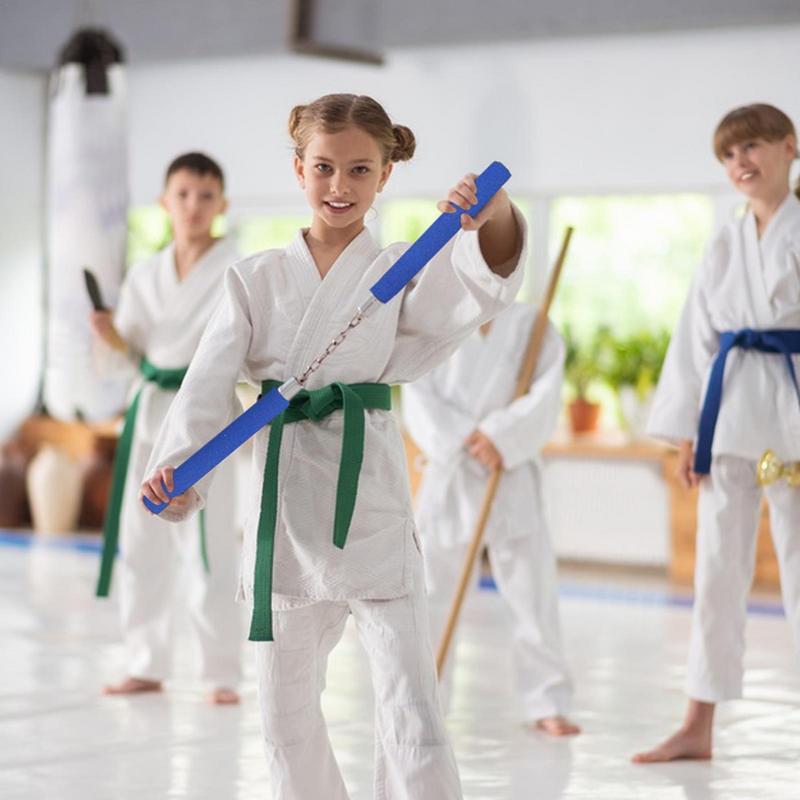 Kung Fu Sản phẩm nghệ thuật thực hành Đào tạo thiết bị võ thuật Nunchucks Đào tạo võ thuật Nunchucks Color: Black