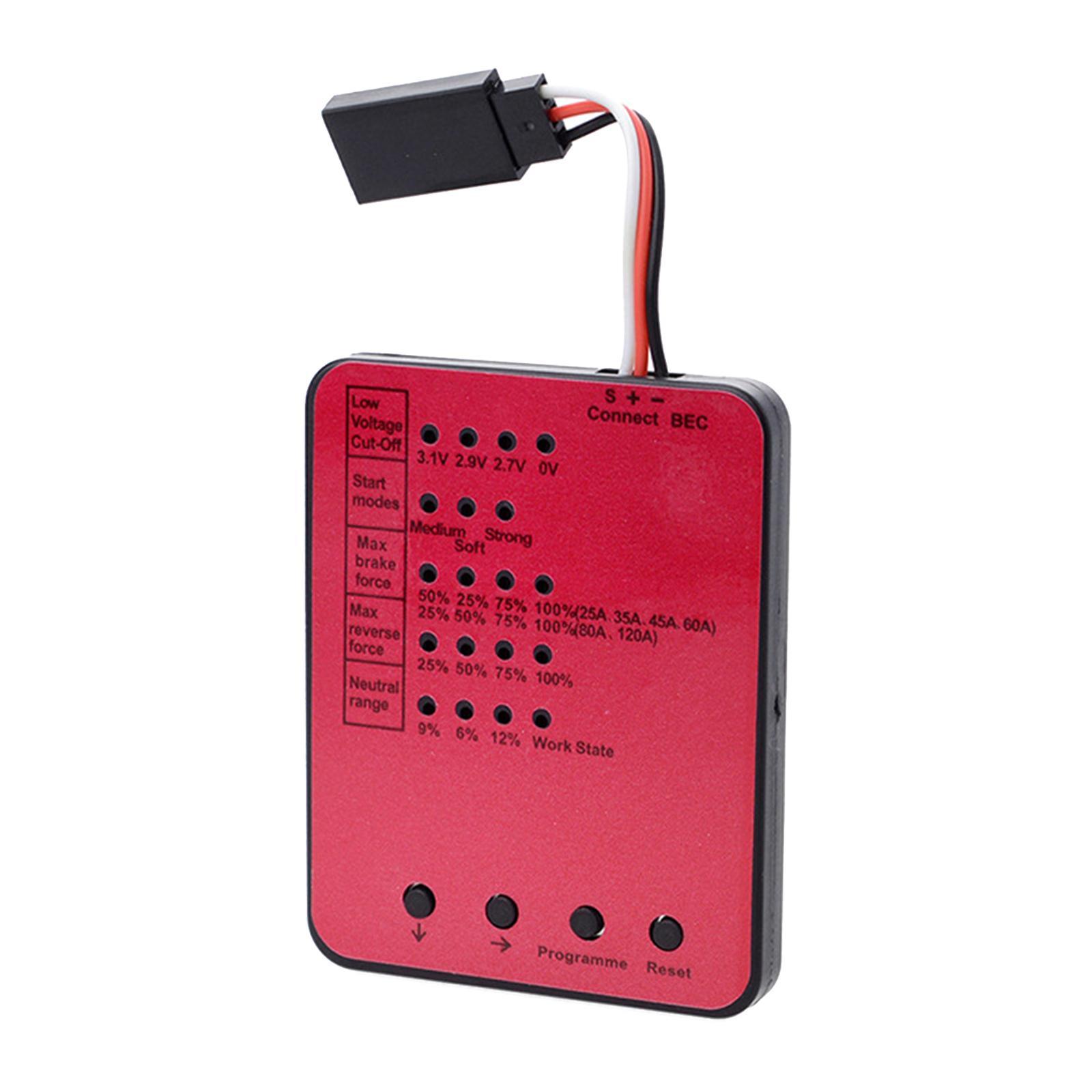 LED Programming Card Electronic  Controller  for RC Car