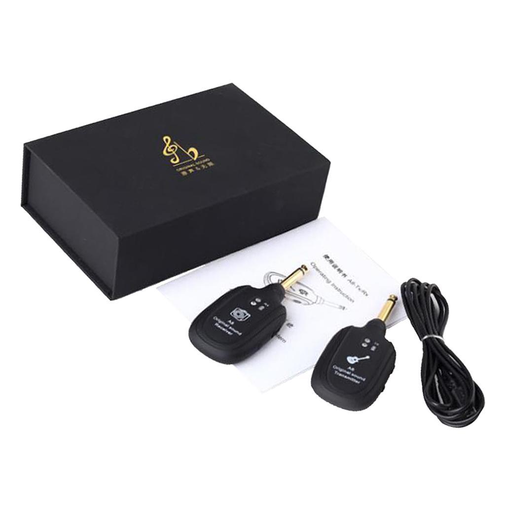 Electric Guitar Bass UHF Wireless System, Audio Transmitter And Receiver Set