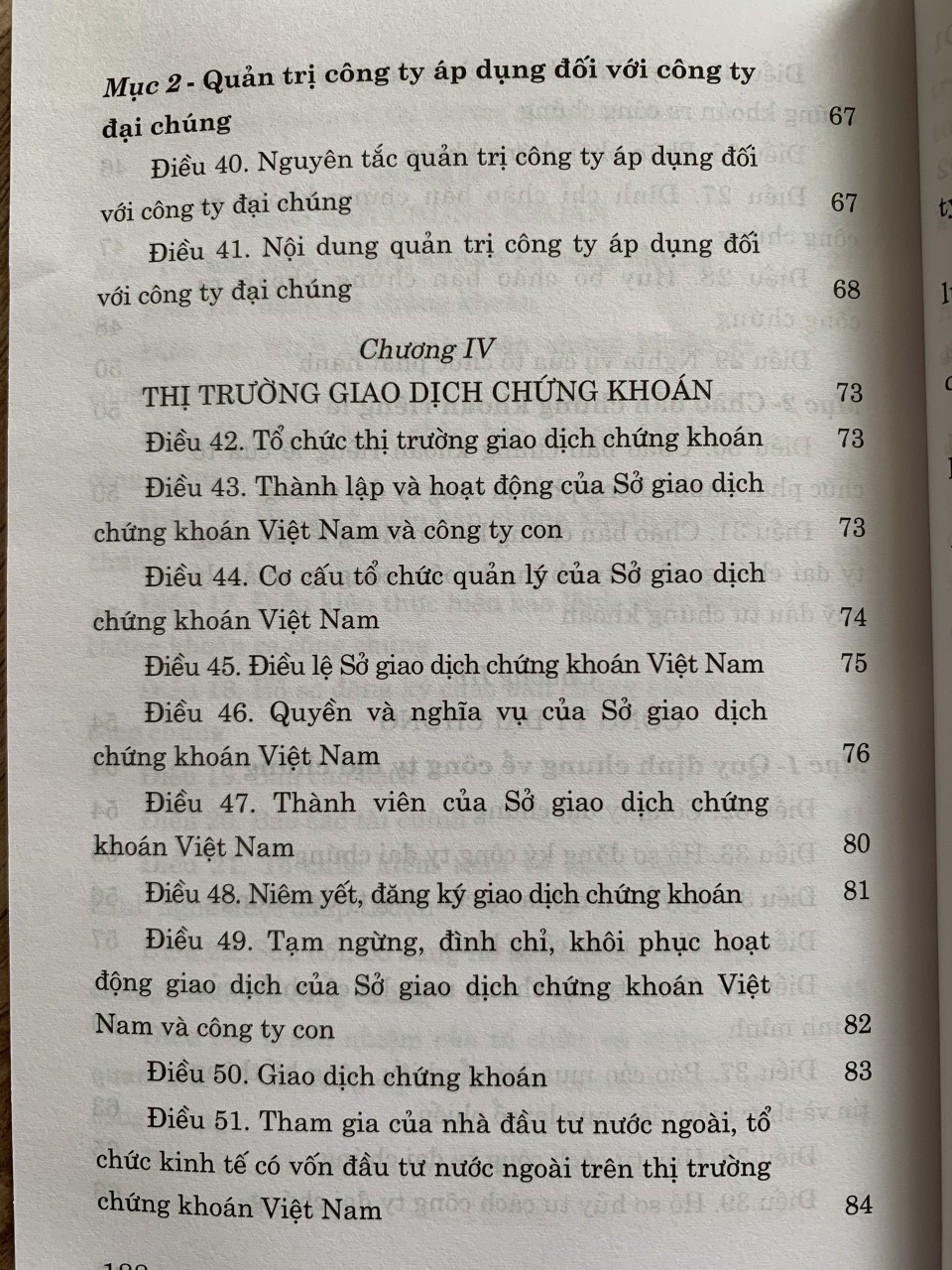 Luật Chứng Khoán