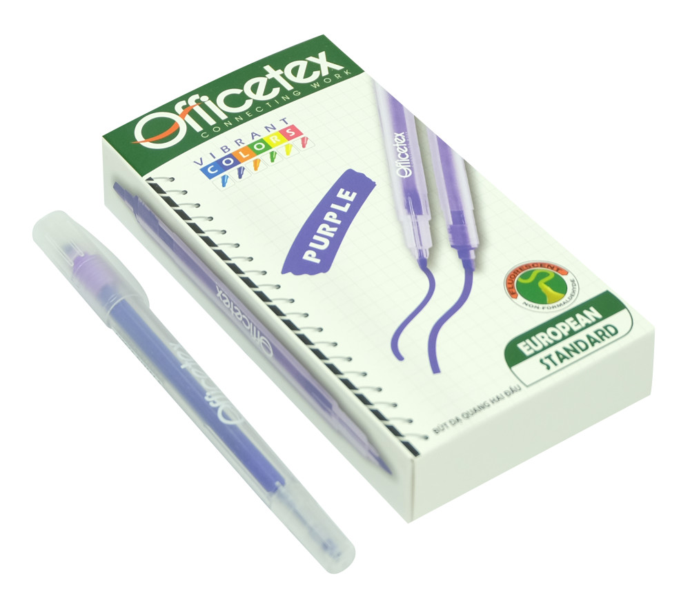 10 Cây Bút Dạ Quang Officetex OT-HL002 Nhiều màu