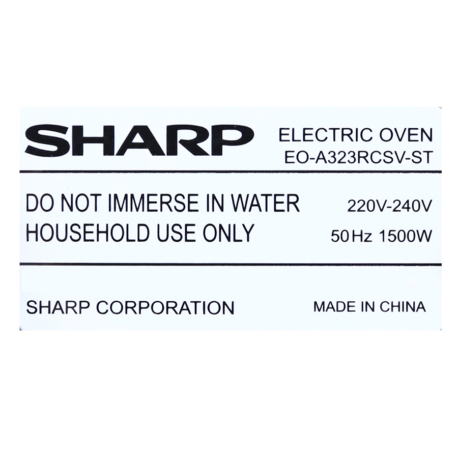 Lò Nướng Sharp EO-A323RCSV-ST (32L) - Hàng Chính Hãng