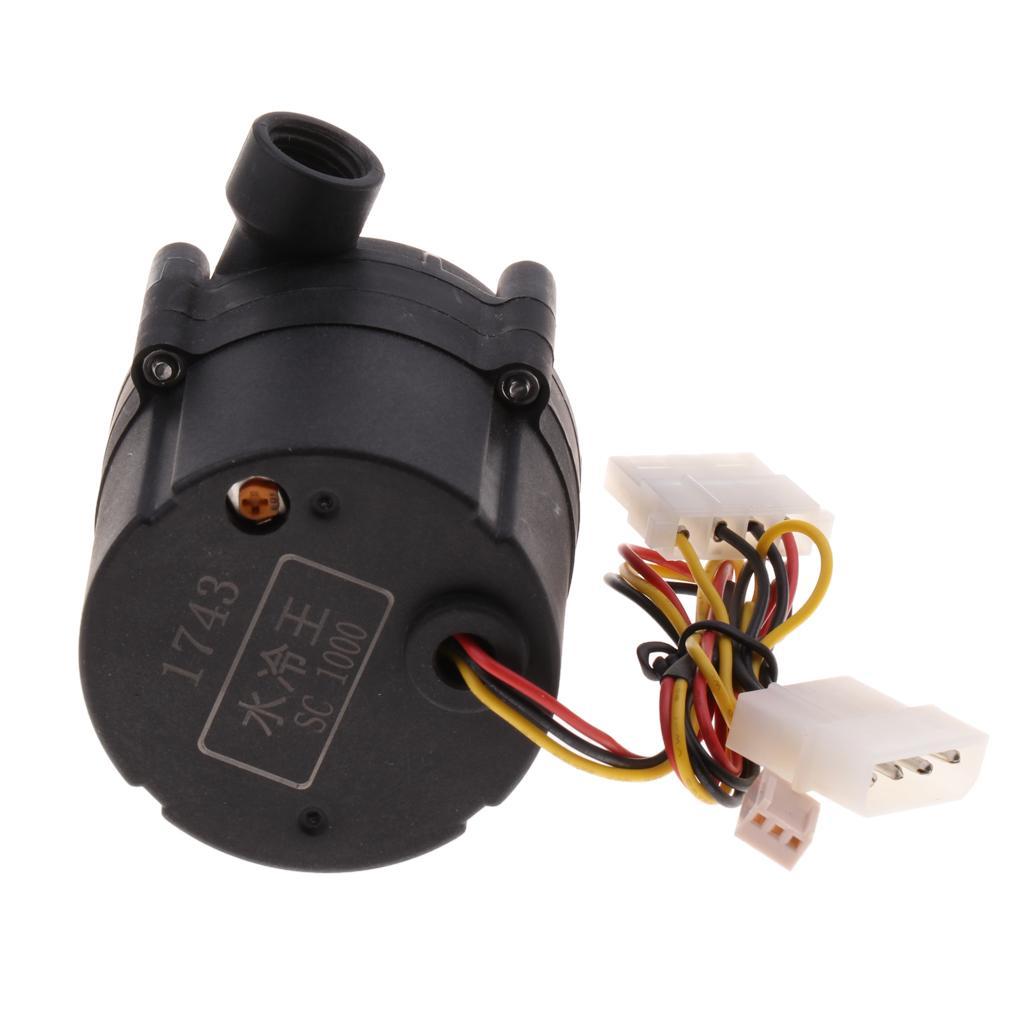 12V DC 1.5A Brushless CPU Water Cooling Water Pump for Desktops