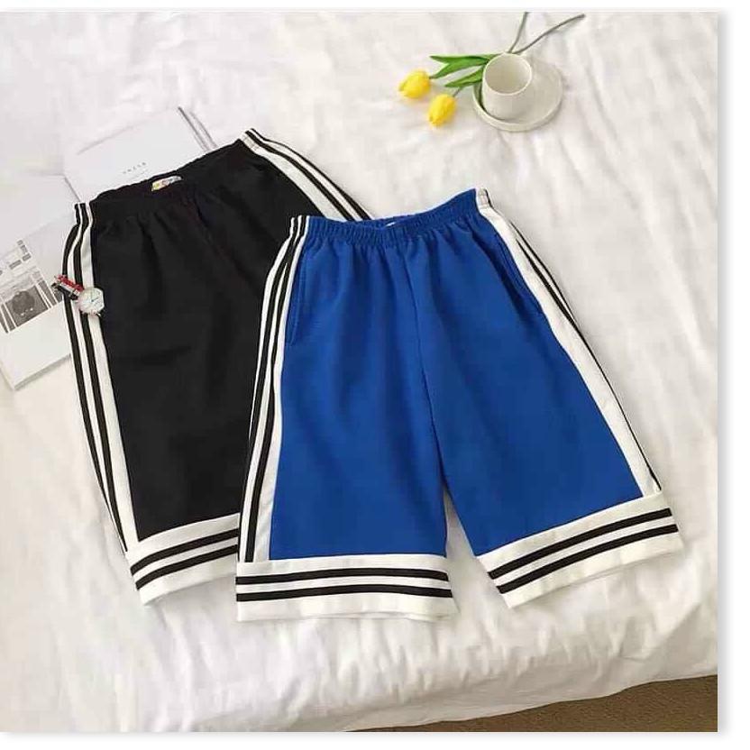 QUẦN SHORT NỮ KẺ SỌC CÁ TÍNH