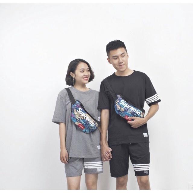Đồ Bộ Thể Thao Nam Nữ 4 SỌC - Set Quần Áo bốn mùa đẹp cao cấp mặc nhà đi chơi thoải mái 01