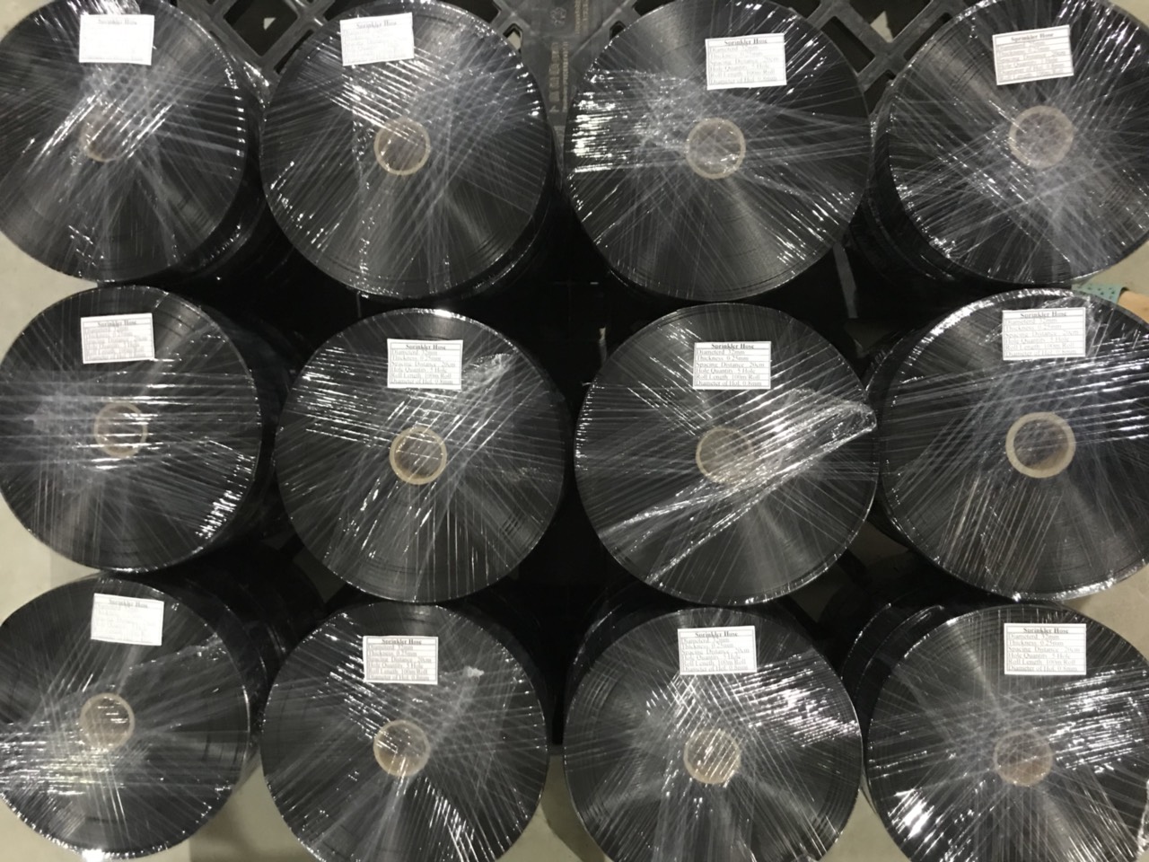 Dây tưới phun mưa phi 34mm cuộn 150m
