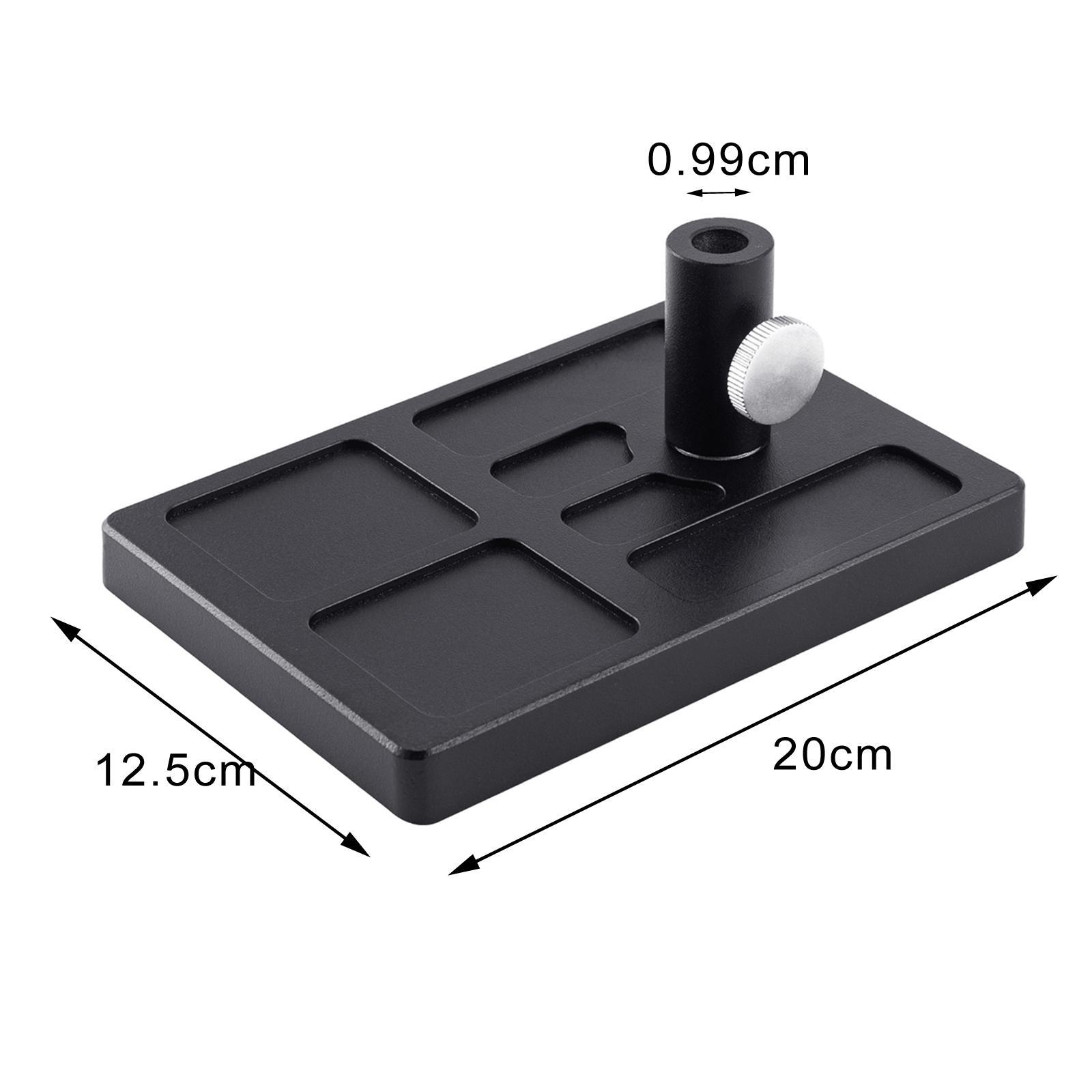 Fly Tying Pedestal Base Fly Tying Tools Fishing Accessories Lure Maker DIY Professional Fishing Hook Rotary Clamp Fly Tying Vise for Travel