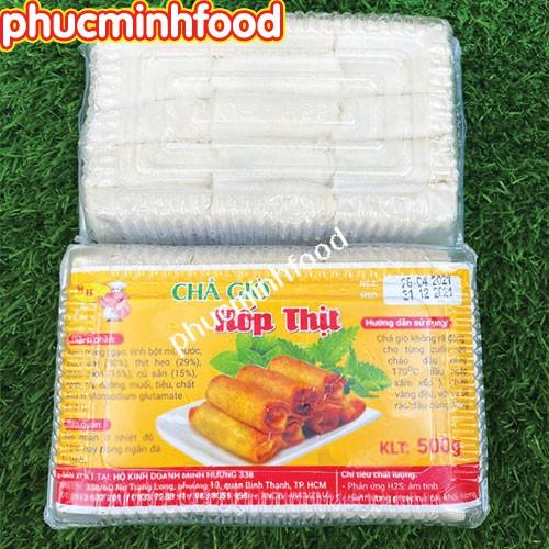 Chả Giò Đặc Biệt Nhân Thịt - Hộp 500gram (30 Cuốn)