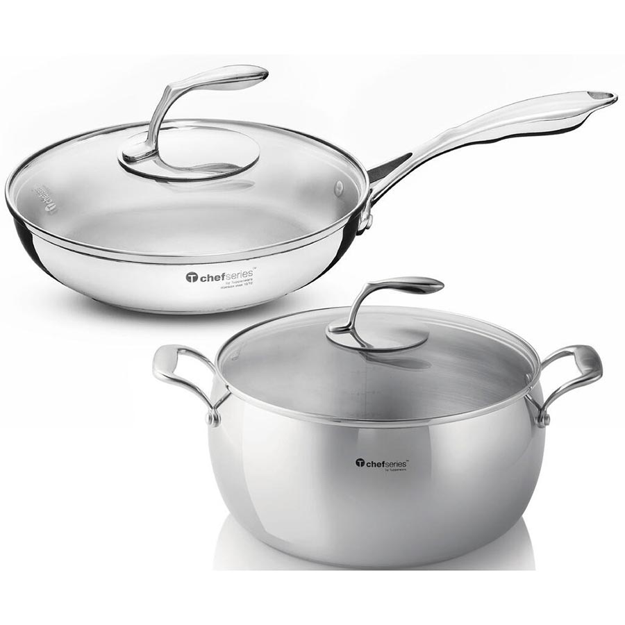 Bộ Nồi Chảo Tupperware T Chef Series Perfect Set