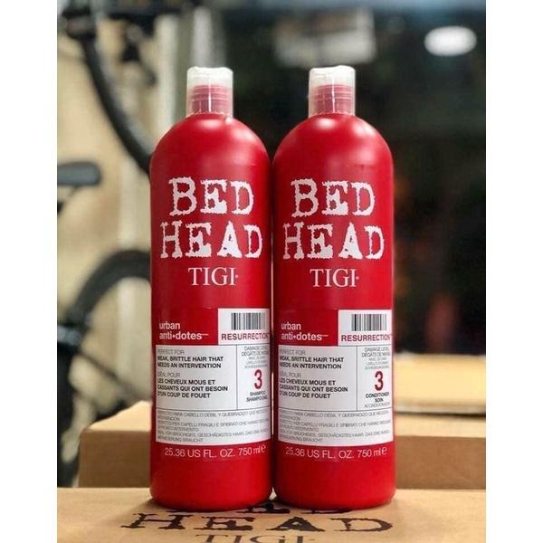 Bộ Dầu Gội - Xả TiGi Bed Head Đỏ Phục Hồi Hư Tổn