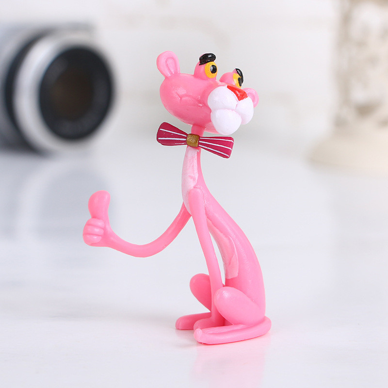 Bộ 4 mô hình đồ chơi báo hồng Pink Panther tinh nghịch BG801