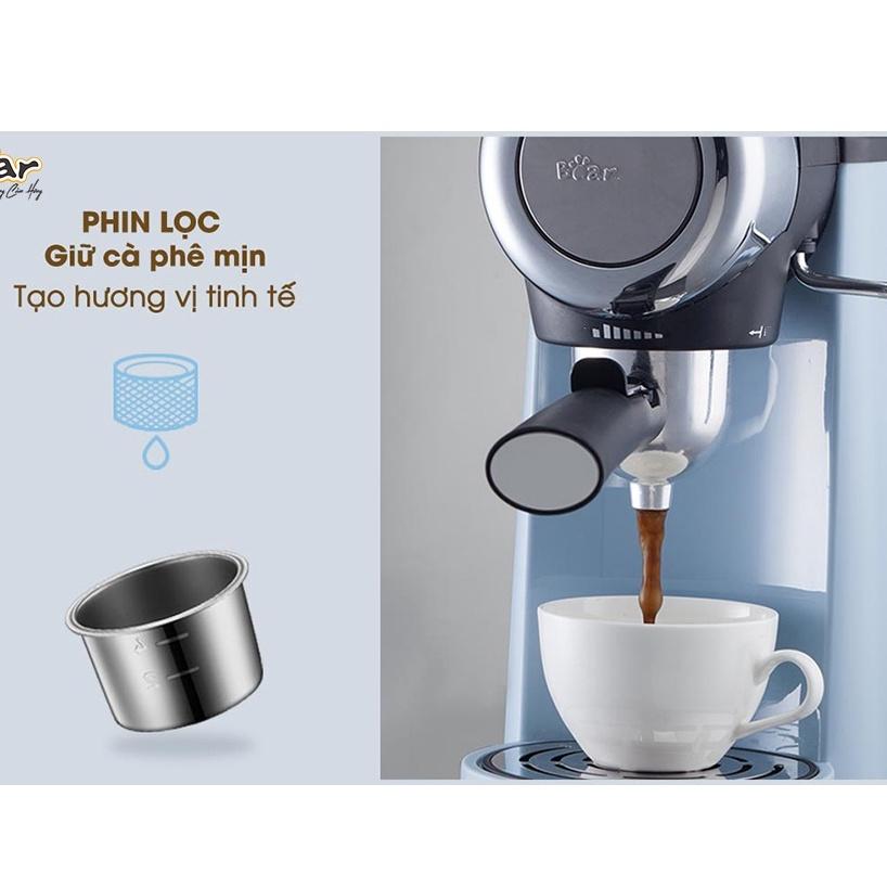 Máy pha cà phê Espresso Bear A02N1 tự động, kích thước nhỏ gọn, thanh lịch, nhiều tính năng, pha cafe, pha trà..- Hàng chính hãng