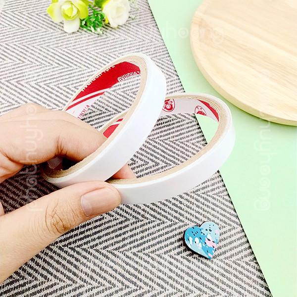 1 cuộn băng keo 2 mặt các size 12mm / 24 mm / 48 mm