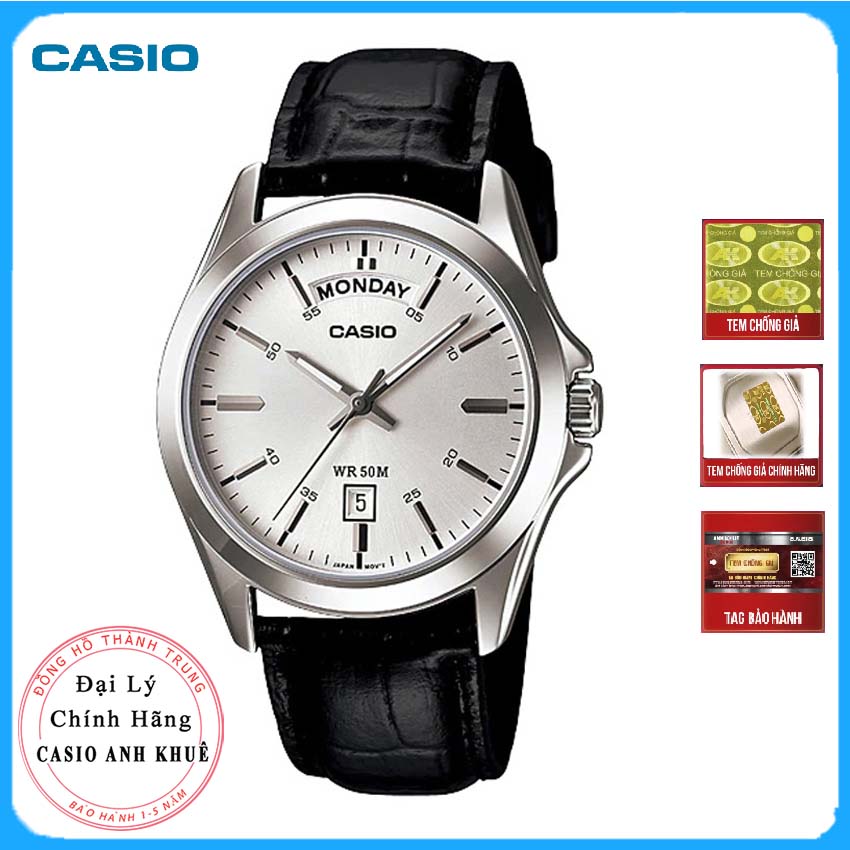 Đồng Hồ Casio Nam Chính Hãng MTP-1370L-7AVDF Dây Da