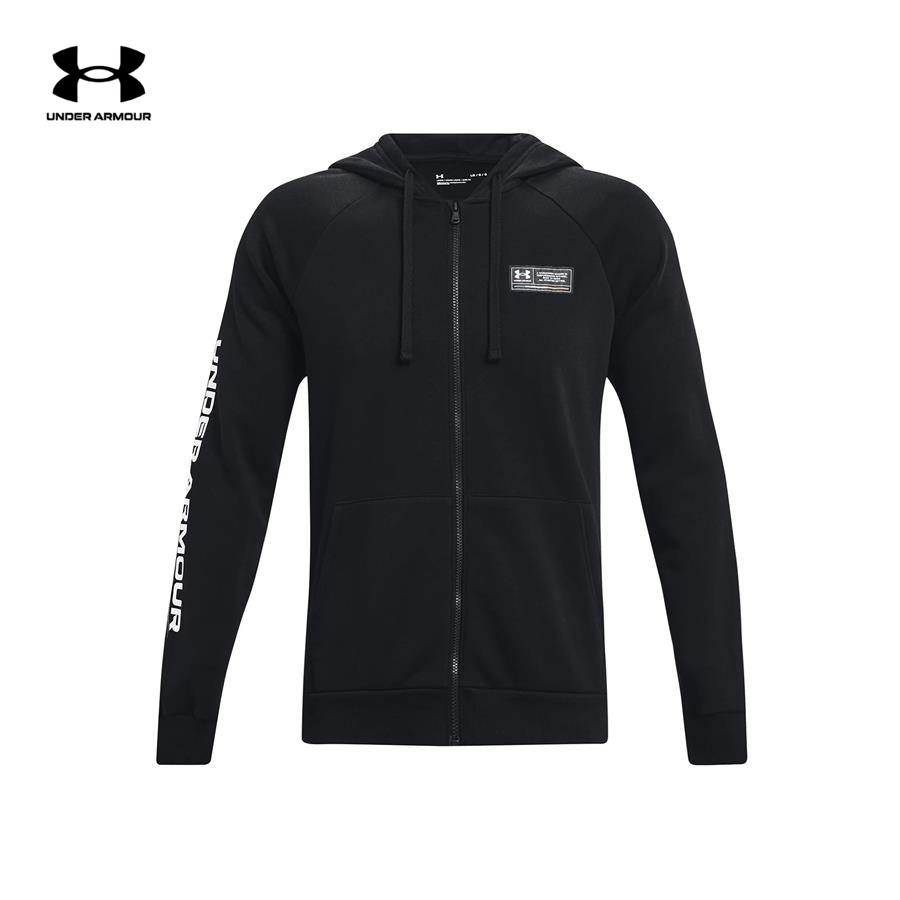 Áo khoác hoodie thể thao nam Under Armour RIVAL FLEECE CHROMA FZ HD - 1370344-001