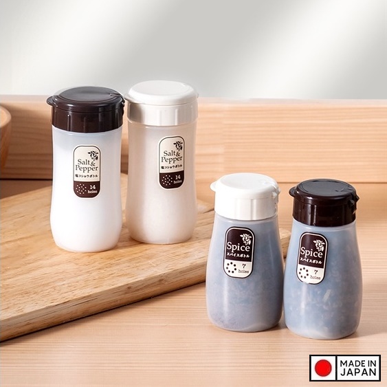 Lọ rắc gia vị muối, tiêu Nakaya 120ml - Hàng nội địa Nhật Bản nhập khẩu chính hãng