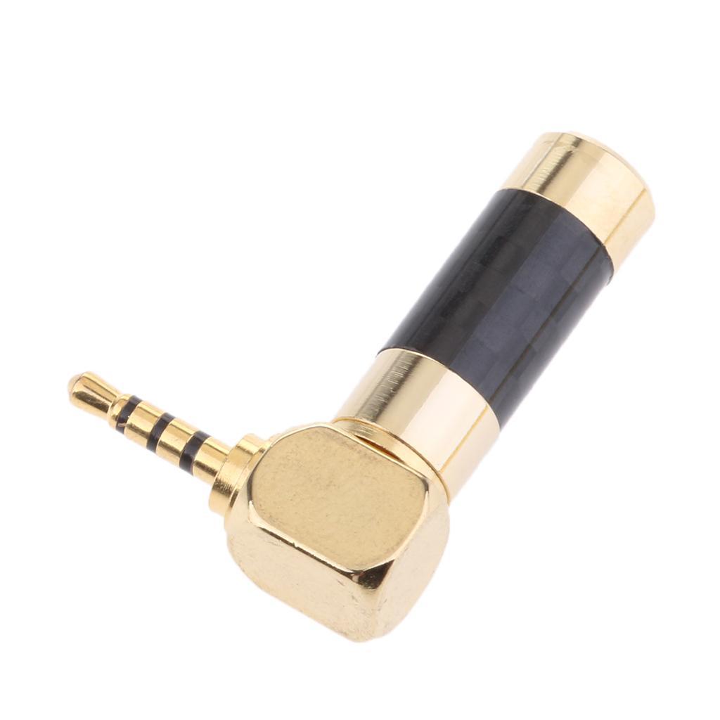 Professional 2.5mm Jack Gold Plated Audio Stereo adapter Converter for Headphone