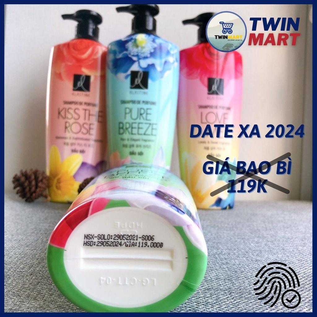 Date xa 2024 Dầu xả Elastine dưỡng tóc hương nước hoa Pure Breeze - thương hiệu Hàn Quốc