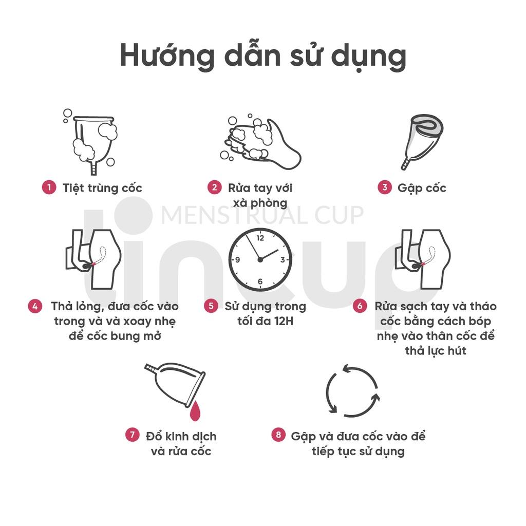 Cốc nguyệt san Lincup 0 chính hãng - Nhập Khẩu Mỹ
