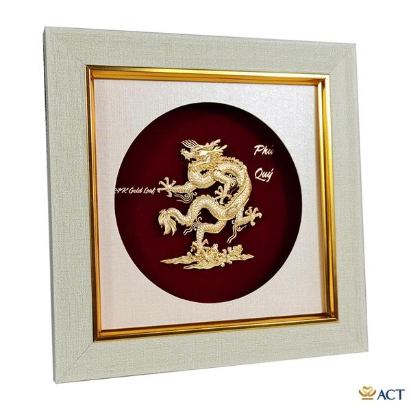 Tranh rồng Phú Quý dát vàng-Qùa tặng tân gia, khai trương, tặng sếp, sinh nhật, thăng chức, event, lễ, tết,...