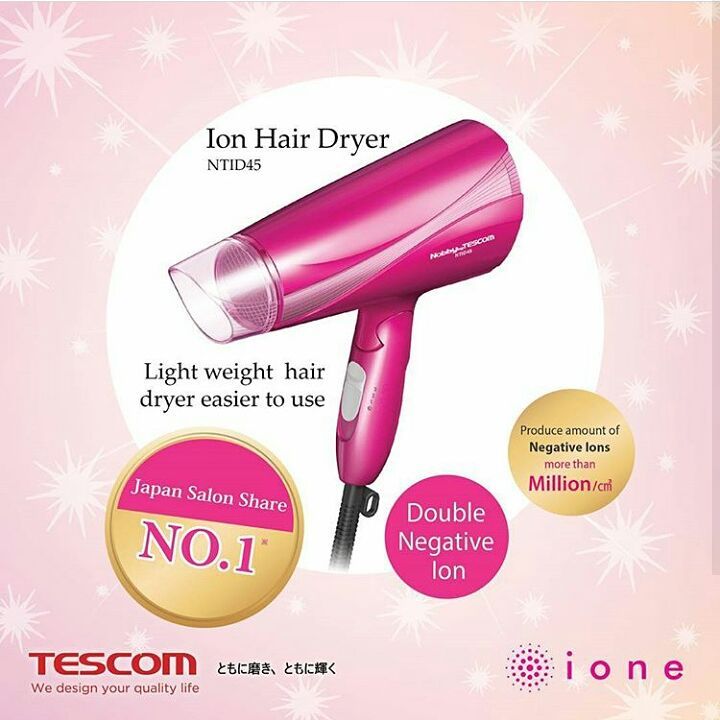 Máy Sấy Tóc Bổ Sung Ion Âm Tescom NTID45