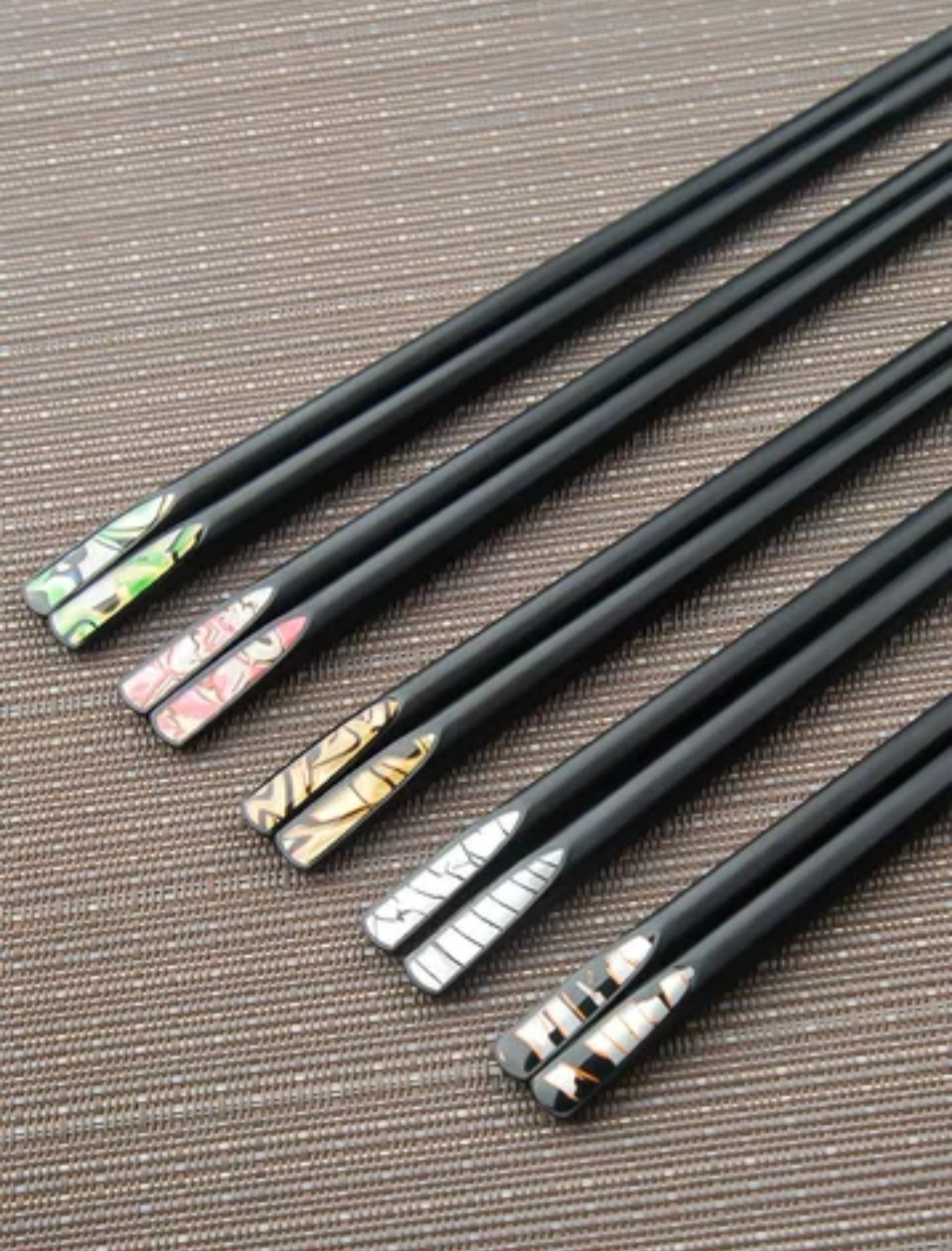 COMBO sét 5 đôi đũa ăn xuất nhật, kháng khuẩn làm từ sợi thủy tinh tổng hợp