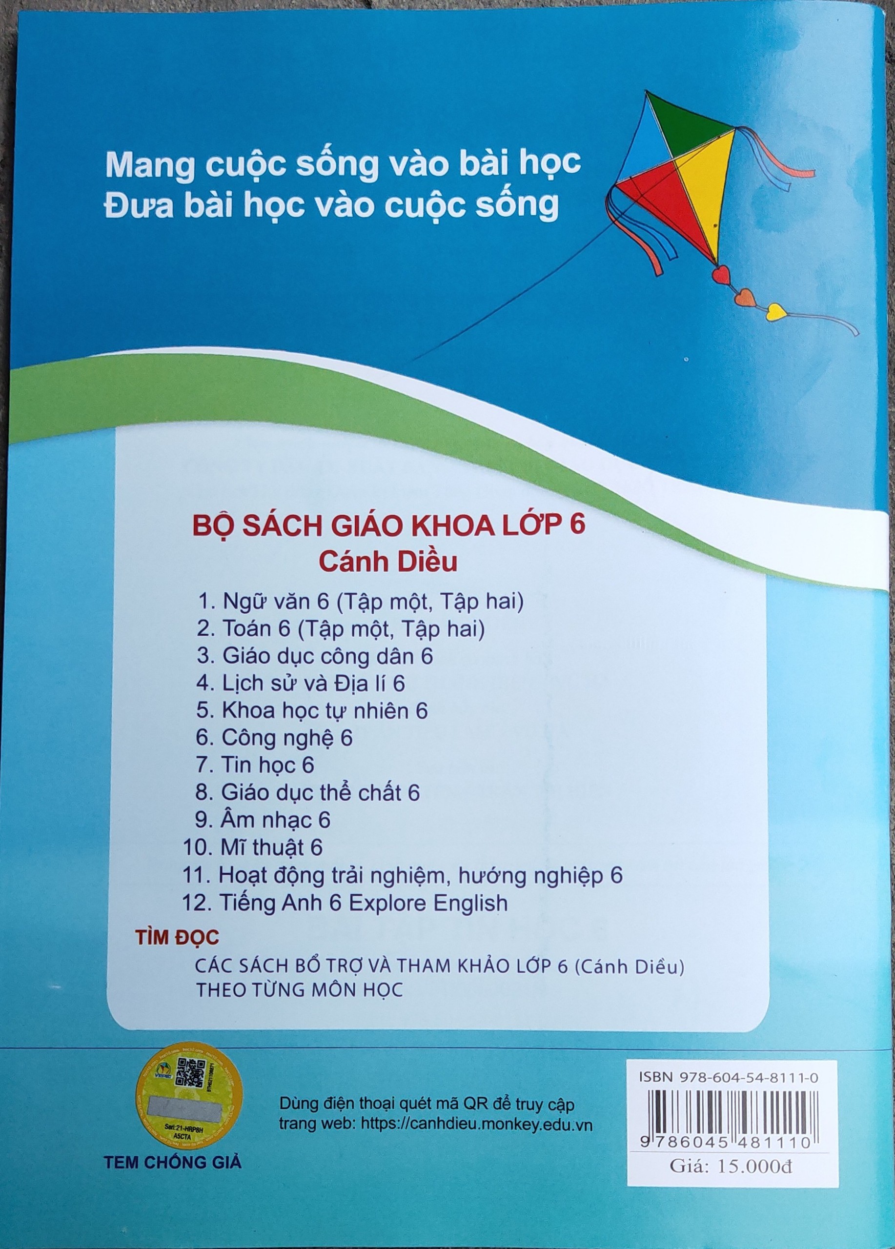 Tin học 6 sách bài tập (Hồ Sĩ Đàm Tổng chủ biên)