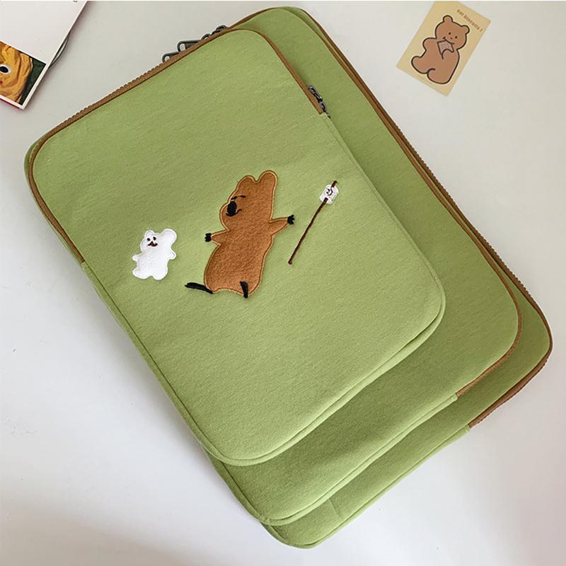 Cô Gái Hoạt Hình Dễ Thương Laptop Tay 11 13 14 15 15.6 Inch Cho Macbook Air Ipad Pro 11 12.9 ASUS đựng Laptop Túi