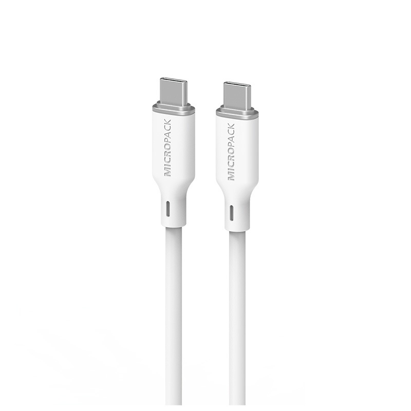 Cáp Sạc MicroPack POWER LINK C1 MC-C60 USB-C to C 60W Soft Silicone 120cm Nhiều Màu Sắc Lựa Chọn Hàng Chính Hãng