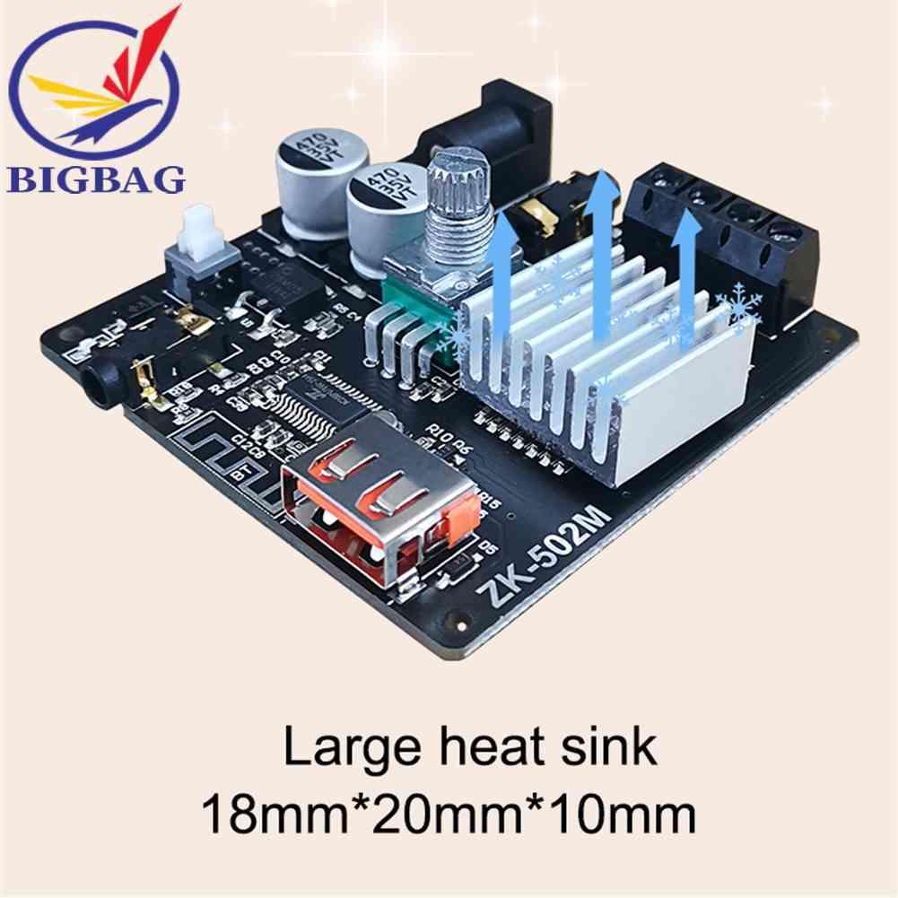 Bảng Mạch Khuếch Đại Âm Thanh ZK-502M Mini Bluetooth 5.0 50WX2