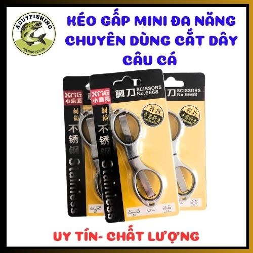 Kéo gấp mini đa năng cao cấp chuyên dùng cắt dây câu cá cắt chì câu đài và dùng trong cuộc sống hàng ngày