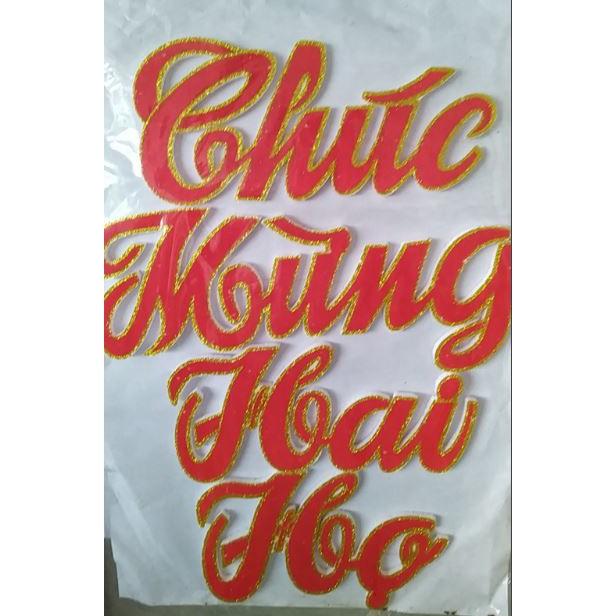 Chữ xốp trang trí cưới