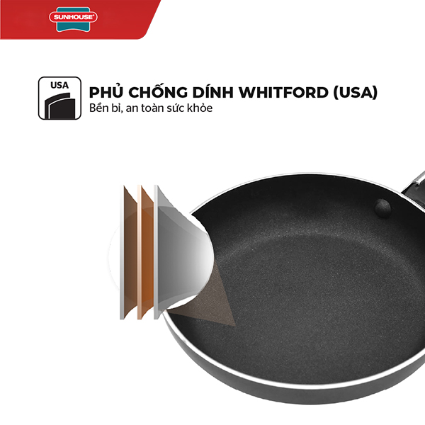 Chảo Từ Sunhouse Magnetic Pan SHM22 - 22cm