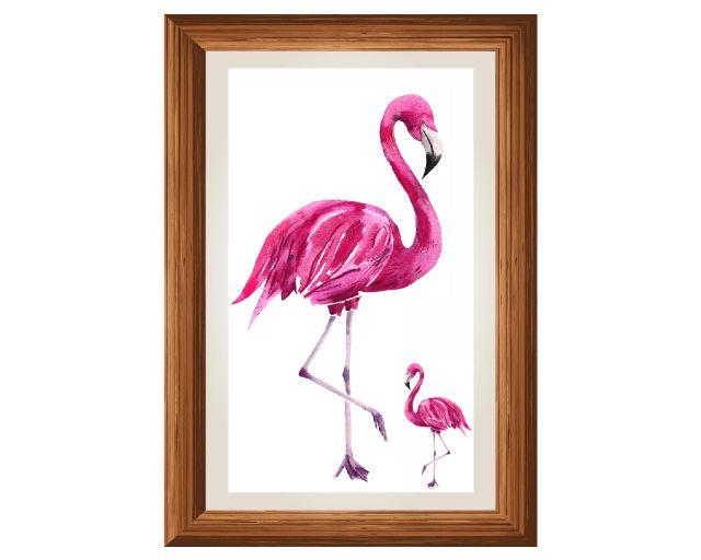 Tranh dán tường hồng hạc 3d 150_56cm x 80cm_DECAL VIP