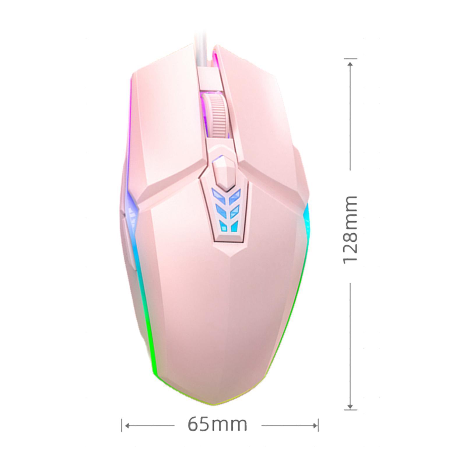 USB Wired Mouse Silent Game Precise Positioning Ergonomic for Desktop Office
