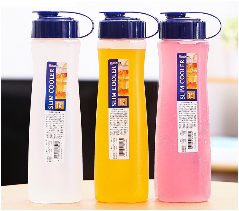 Combo bình nước du lịch 1L + set 150 chiếc ống hút φ0.4x13cm - made in Japan