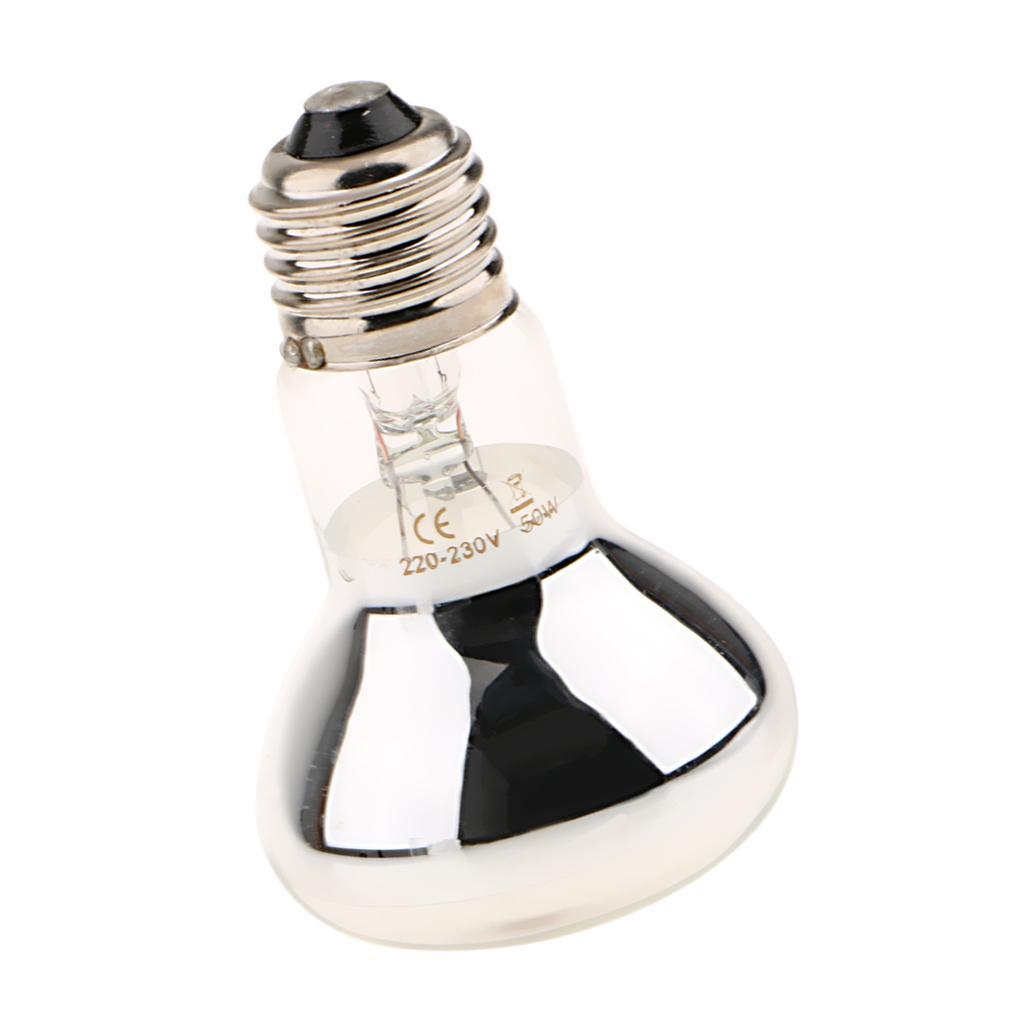 2x Reptile Heat Basking Lamp Light Bulb Breeding Heat Lamp Bulb Heat Emitter