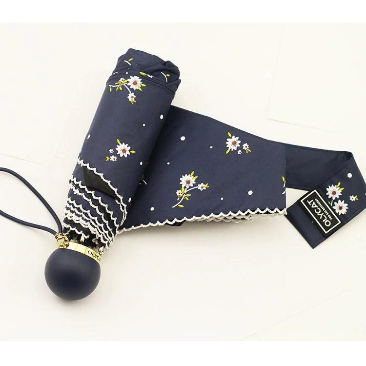 Ô dù cao cấp OLYCAT mini chống tia UV - Mẫu Floral