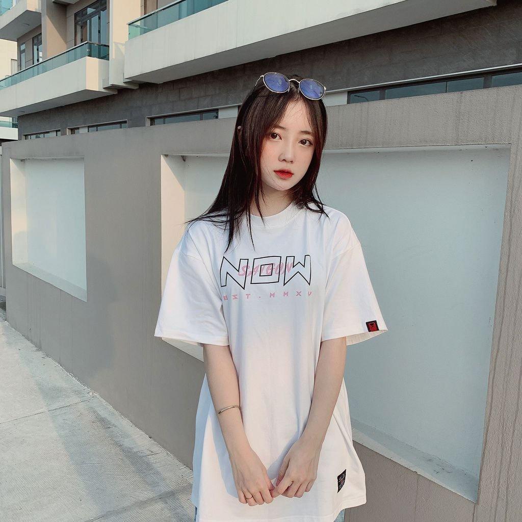 Áo thun tay lỡ unisex Now Saigon I&O đầy đủ tem cổ tag tay Hany shop